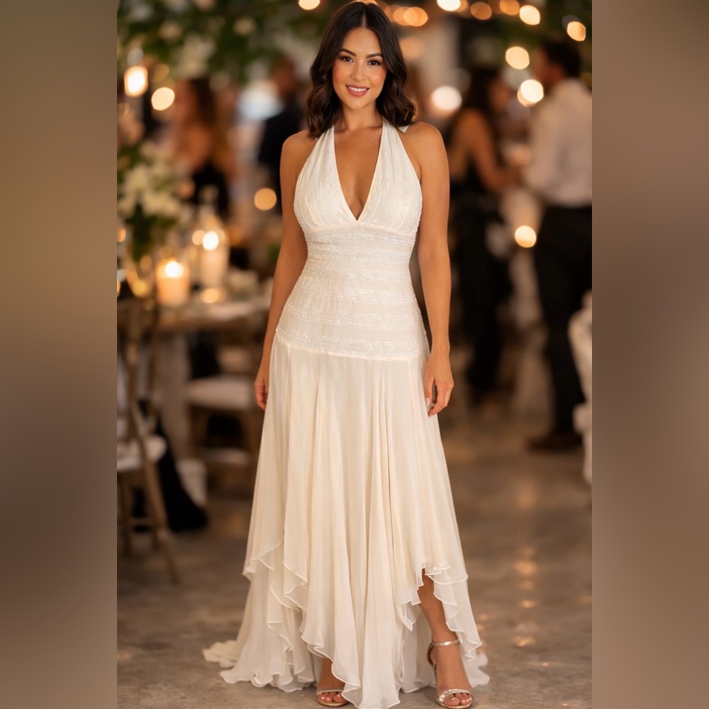 Gorgeous BCBG Dress Off White